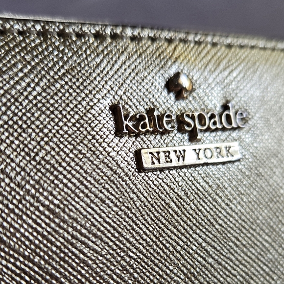Kate Spade Gold Zip-Around Wallet - Picture 7 of 14